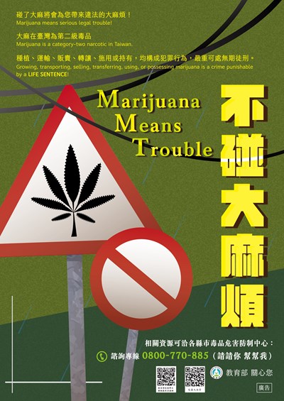 「不碰大麻煩」海報